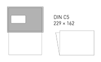 Briefumschlag Format DIN C5