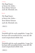 Zeilenabstand